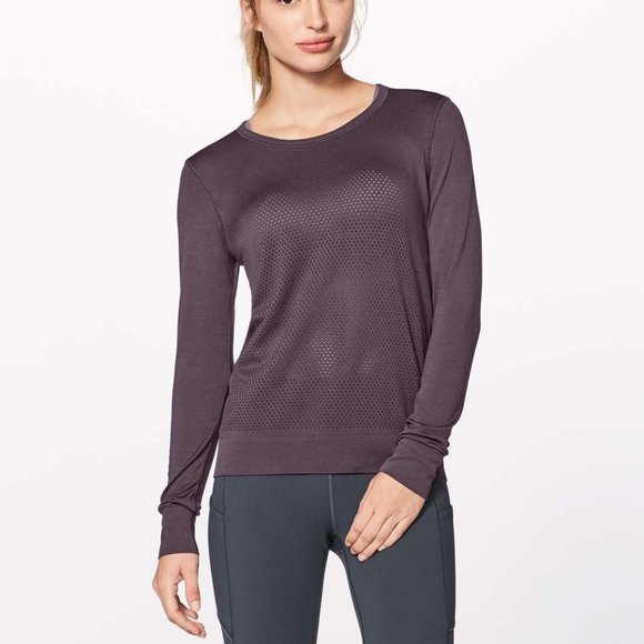 lululemon athletica Tops - Lululemon Breeze By Long Sleeve Pelt / Pelt | 6
